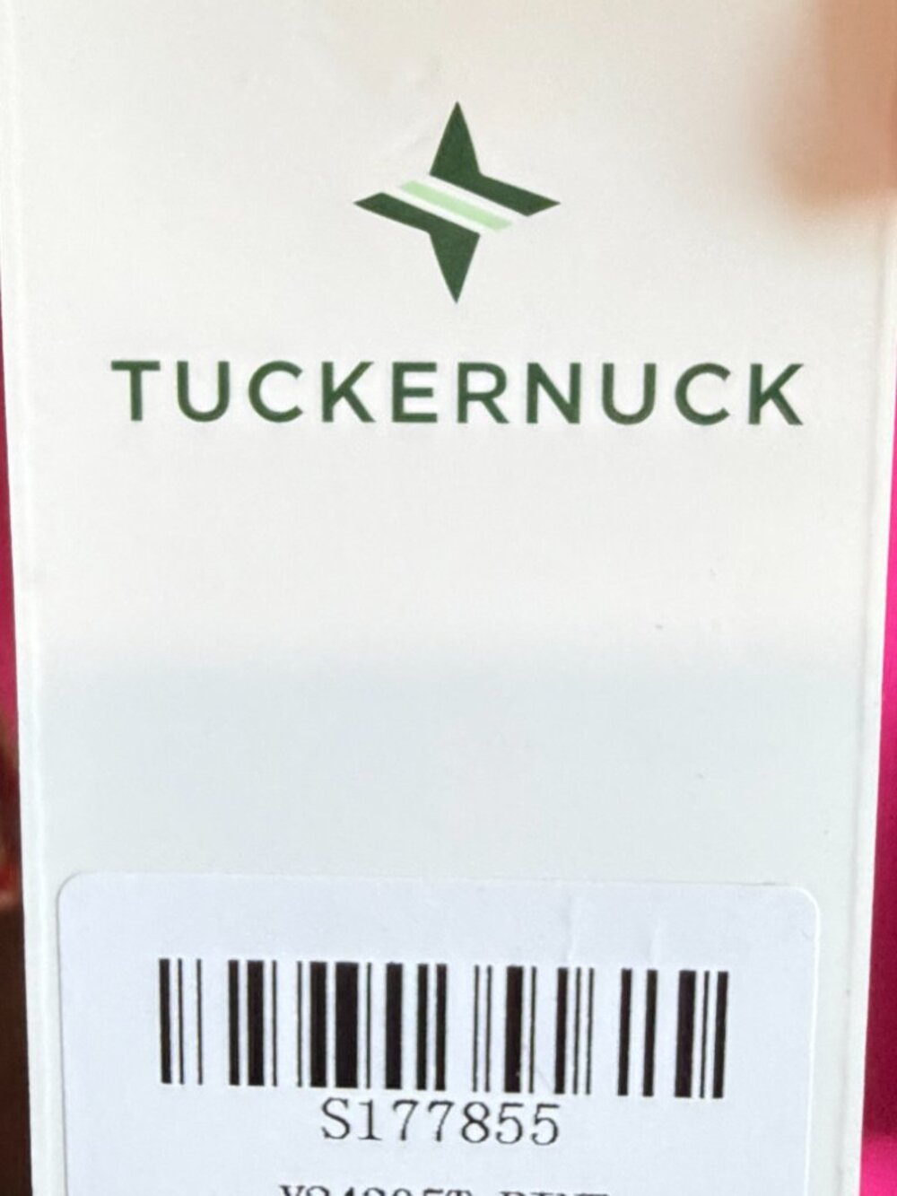 NWT Tuckernuck Hot Pink Ric Rac Compression Tan - Picture 3 of 4
